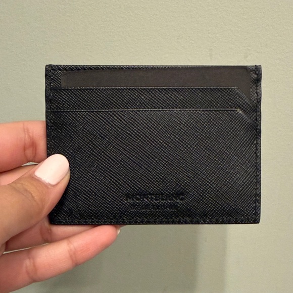 Montblanc Elegant Black Card Holder - Picture 2 of 5